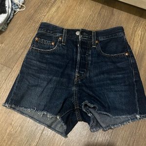 Levi's Ribcage Denim Shorts